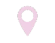 Pink map pin icon